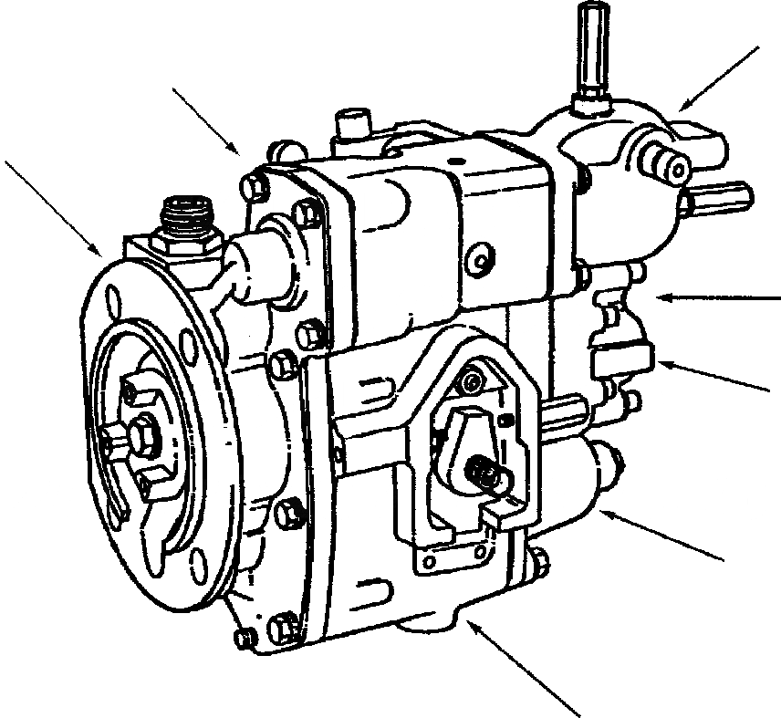 Схема запчастей Komatsu WA450-3L - FIG. A-A ТОПЛИВН. НАСОС ДВИГАТЕЛЬ