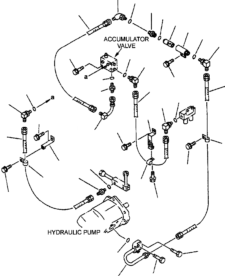 Схема запчастей Komatsu WA450-3L - FIG. K7-A ТОРМОЗ. МАСЛОПРОВОДЯЩАЯ ЛИНИЯ - КЛАПАН АККУМУЛЯТОРА - АККУМУЛЯТОР КАБИНА ОПЕРАТОРА И СИСТЕМА УПРАВЛЕНИЯ
