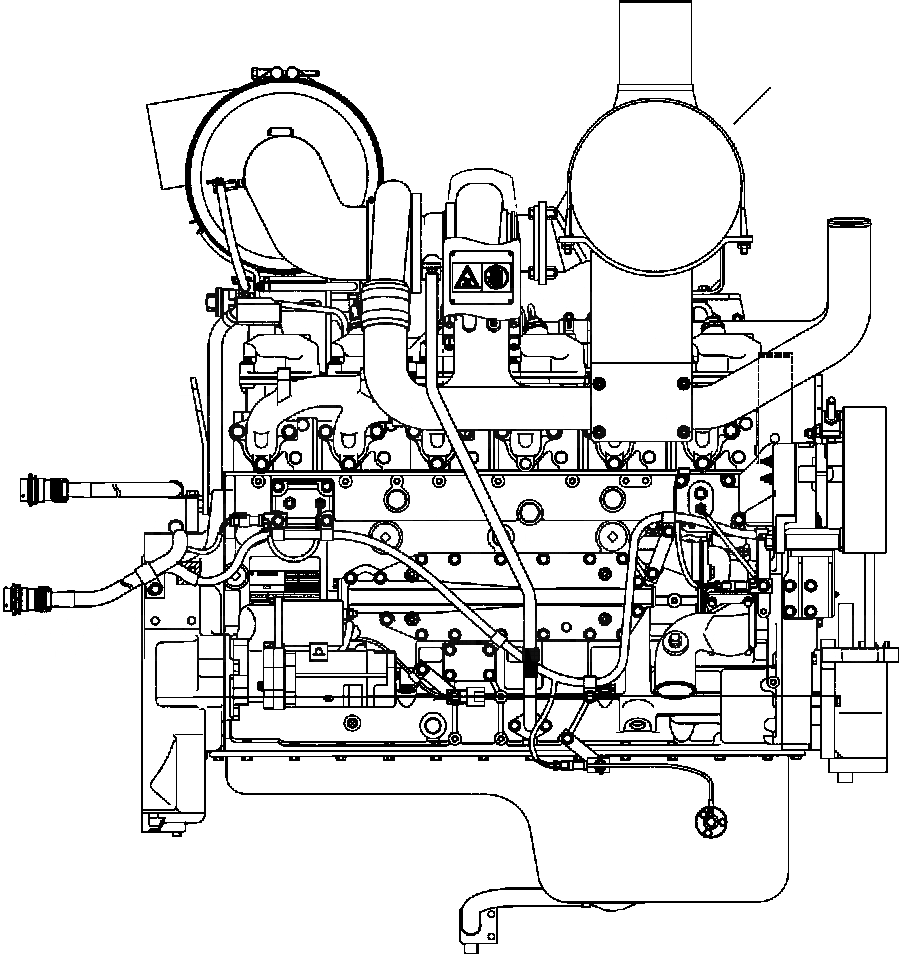 Схема запчастей Komatsu WA450-3MC - FIG. A9-A7A ДВИГАТЕЛЬ ASSEMBLY ДВИГАТЕЛЬ