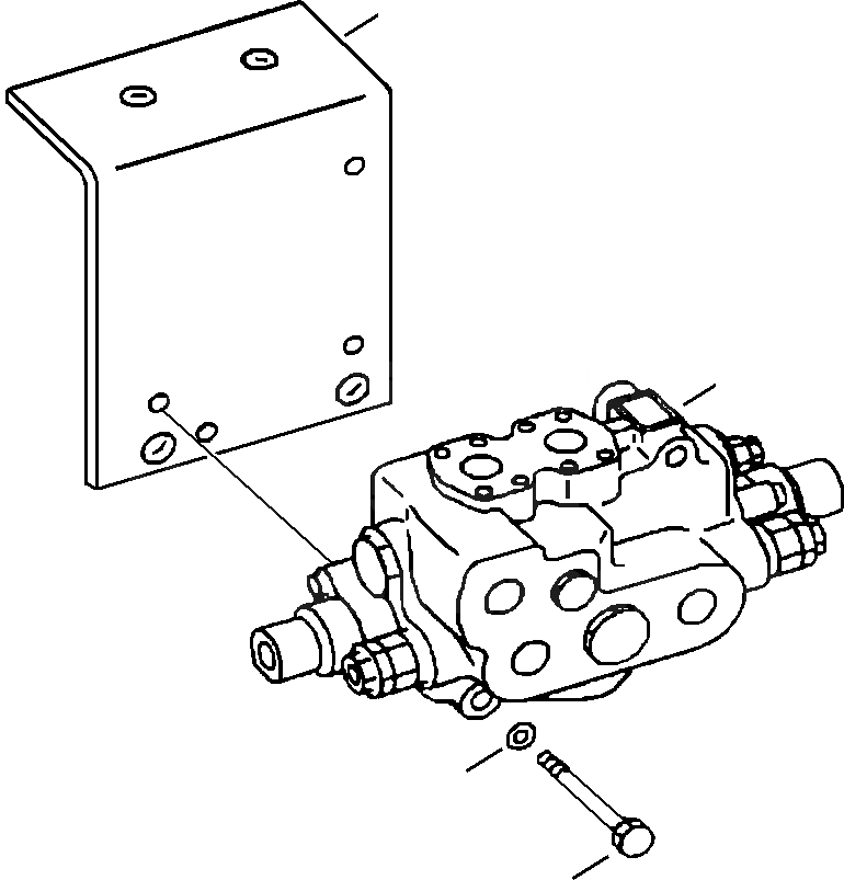 Схема запчастей Komatsu WA450-3MC - FIG. H-A КЛАПАН РУЛЕВОГО УПРАВЛЕНИЯ - КРЕПЛЕНИЕ КЛАПАНА РУЛЕВ. УПРАВЛЕНИЯ ГИДРАВЛИКА