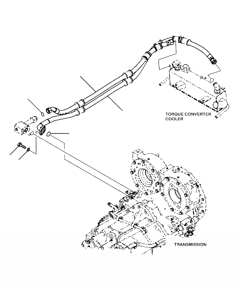 Схема запчастей Komatsu WA470-6 - F-A ГИДРОТРАНСФОРМАТОР И ТРАНСМИССИЯ ГИДРОТРАНСФОРМАТОР ЛИНИЯ ОХЛАЖДЕНИЯ (/) СИЛОВАЯ ПЕРЕДАЧА И КОНЕЧНАЯ ПЕРЕДАЧА