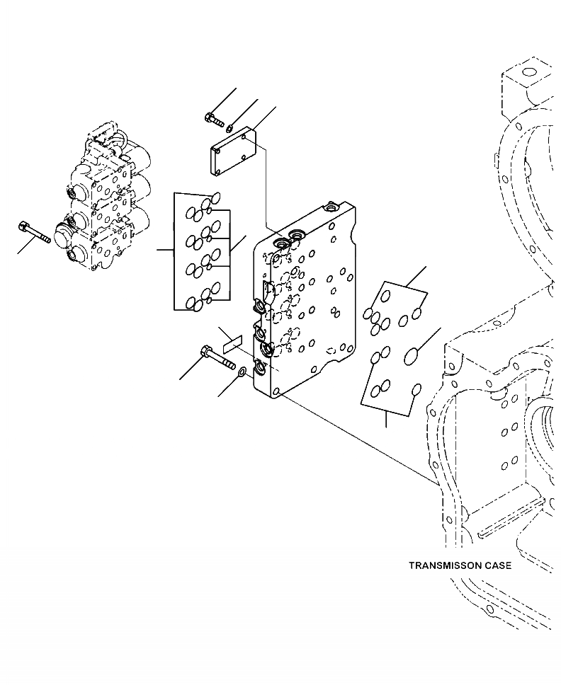 Схема запчастей Komatsu WA470-6 - F-A ТРАНСМИССИЯ ПРАВ. ОСНОВН. КЛАПАН БЕЗ БЛОКИР.UP (/) СИЛОВАЯ ПЕРЕДАЧА И КОНЕЧНАЯ ПЕРЕДАЧА
