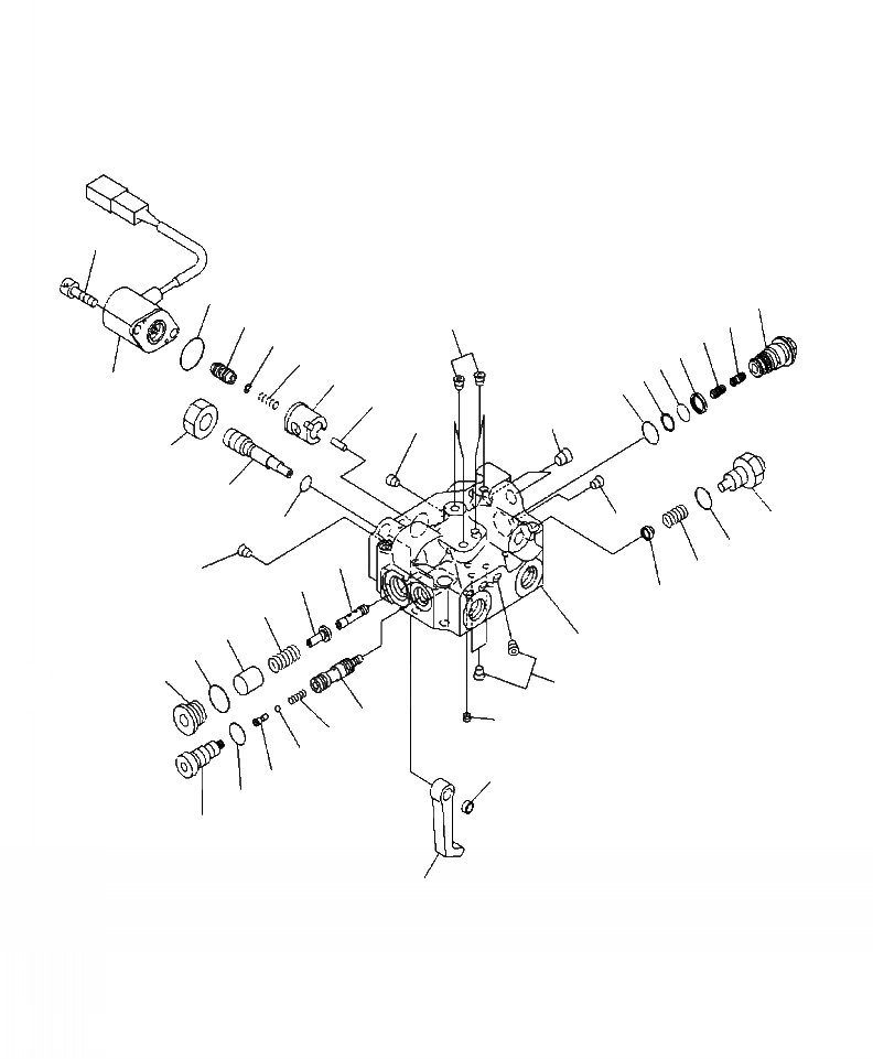Схема запчастей Komatsu WA470-6 - H-A ГИДР. НАСОС. РУЛЕВ. УПРАВЛЕНИЕ (/) - (заводской номер A-A) ГИДРАВЛИКА