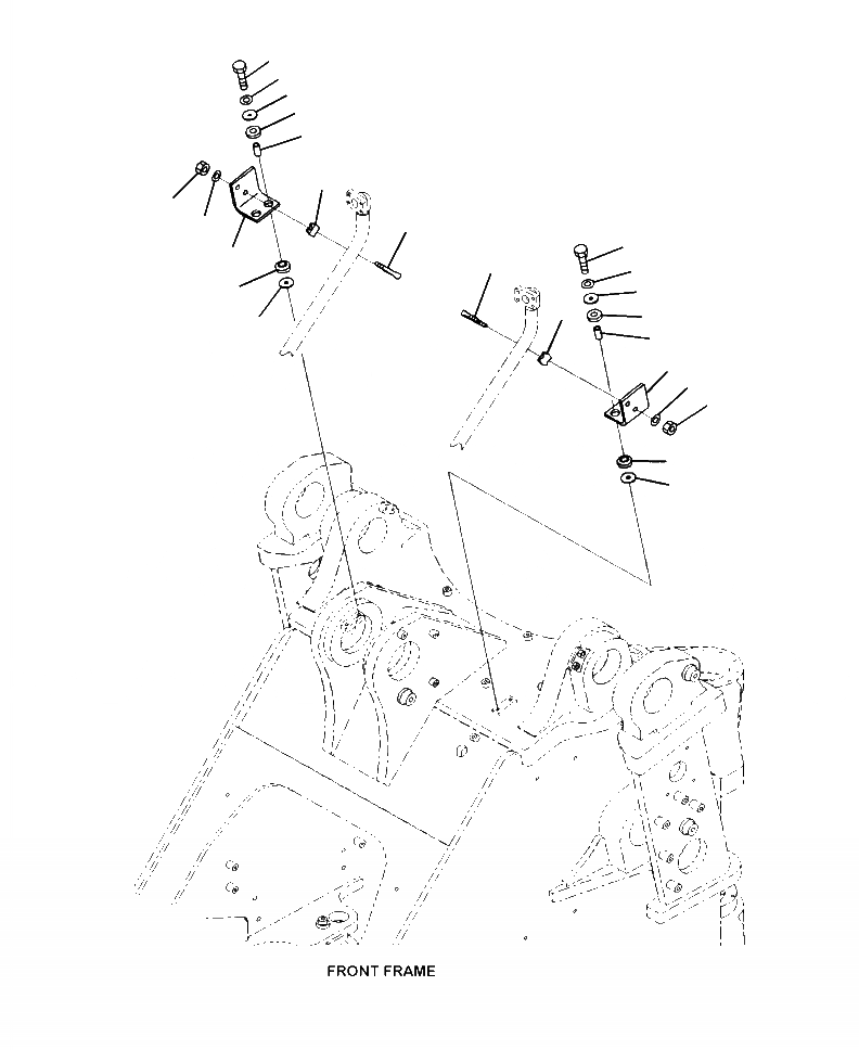 Схема запчастей Komatsu WA470-6 - H-A ГИДРОЛИНИЯ КРЕПЛЕНИЕ НАВЕСН. ОБОРУД ТРУБКАS ГИДРАВЛИКА