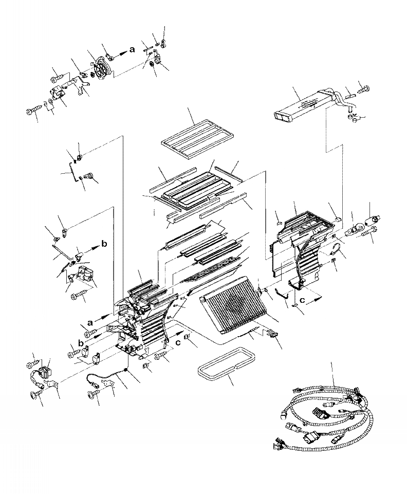 Схема запчастей Komatsu WA470-6 - K-A КАБИНА ROPS КОНДИЦ. ВОЗДУХА OPERATORXD S ОБСТАНОВКА И СИСТЕМА УПРАВЛЕНИЯ