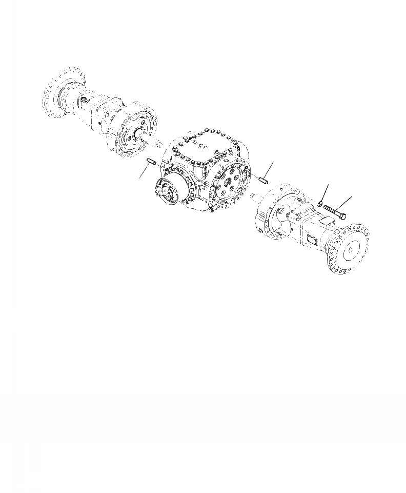 Схема запчастей Komatsu WA470-7 - F-7 КОРПУС ЗАДНЕГО МОСТА КРЕПЛЕНИЕ СИЛОВАЯ ПЕРЕДАЧА И КОНЕЧНАЯ ПЕРЕДАЧА