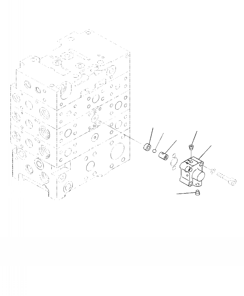 Схема запчастей Komatsu WA470-7 - H- ГИДРАВЛ МАСЛ. ОСНОВН. КЛАПАН ВНУТР. ЧАСТИ (/) ГИДРАВЛИКА