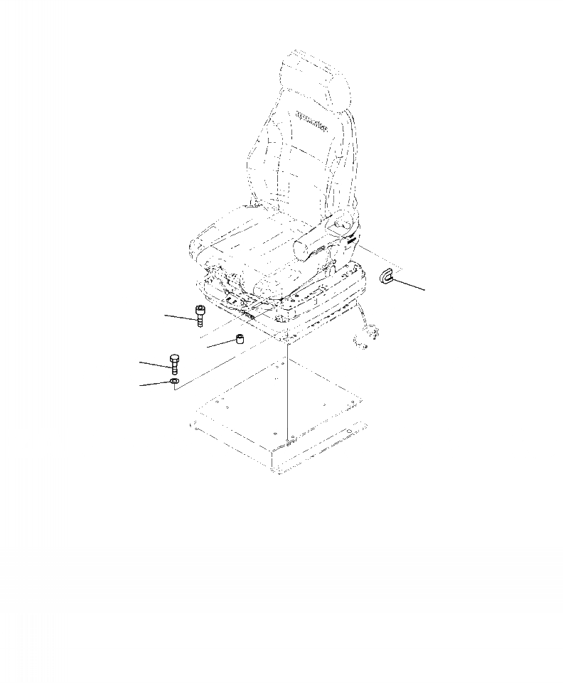Схема запчастей Komatsu WA470-7 - K- OPERATOR СИДЕНЬЕ КРЕПЛЕНИЕ OPERATORXD S ОБСТАНОВКА И СИСТЕМА УПРАВЛЕНИЯ