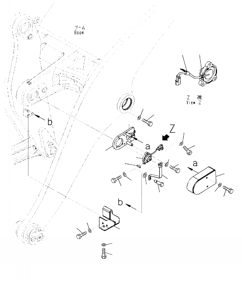 Схема запчастей Komatsu WA470-7 - K- КОВШ ПОЗИЦИОНЕР OPERATORXD S ОБСТАНОВКА И СИСТЕМА УПРАВЛЕНИЯ