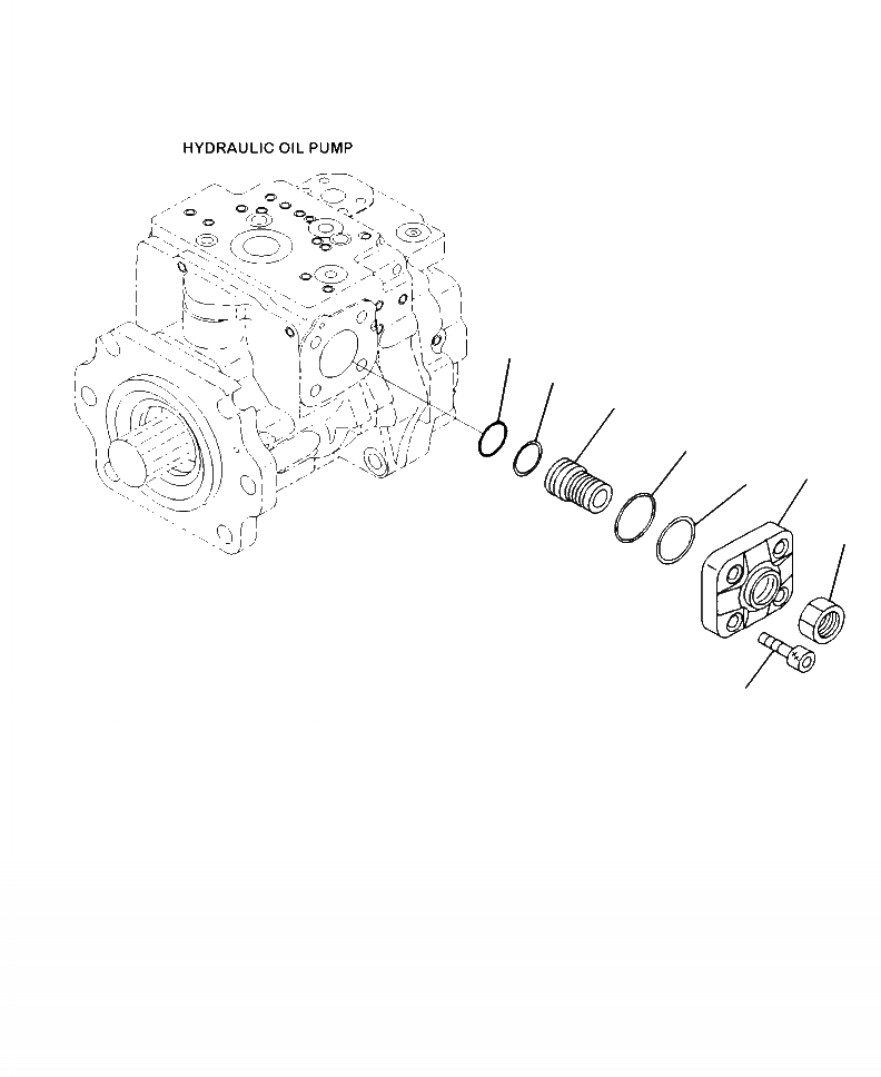 Схема запчастей Komatsu WA470-6 - H-A ГИДР. НАСОС. ПОГРУЗ. НАСОС (/) ГИДРАВЛИКА