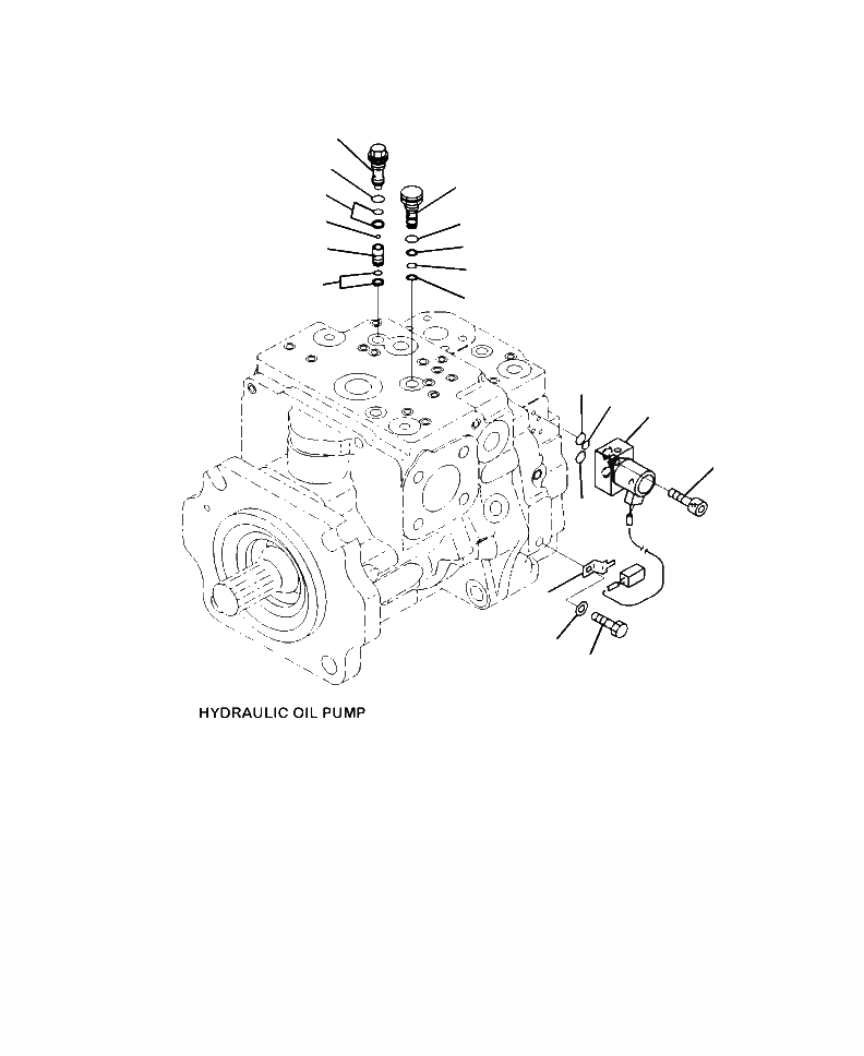 Схема запчастей Komatsu WA470-6 - H-A ГИДР. НАСОС. ПОГРУЗ. НАСОС (/) ГИДРАВЛИКА