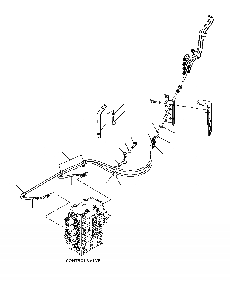 Схема запчастей Komatsu WA470-6 - H-A ГИДРОЛИНИЯ НАВЕСН. ОБОРУД ПАТРУБКИ ГИДРАВЛИКА