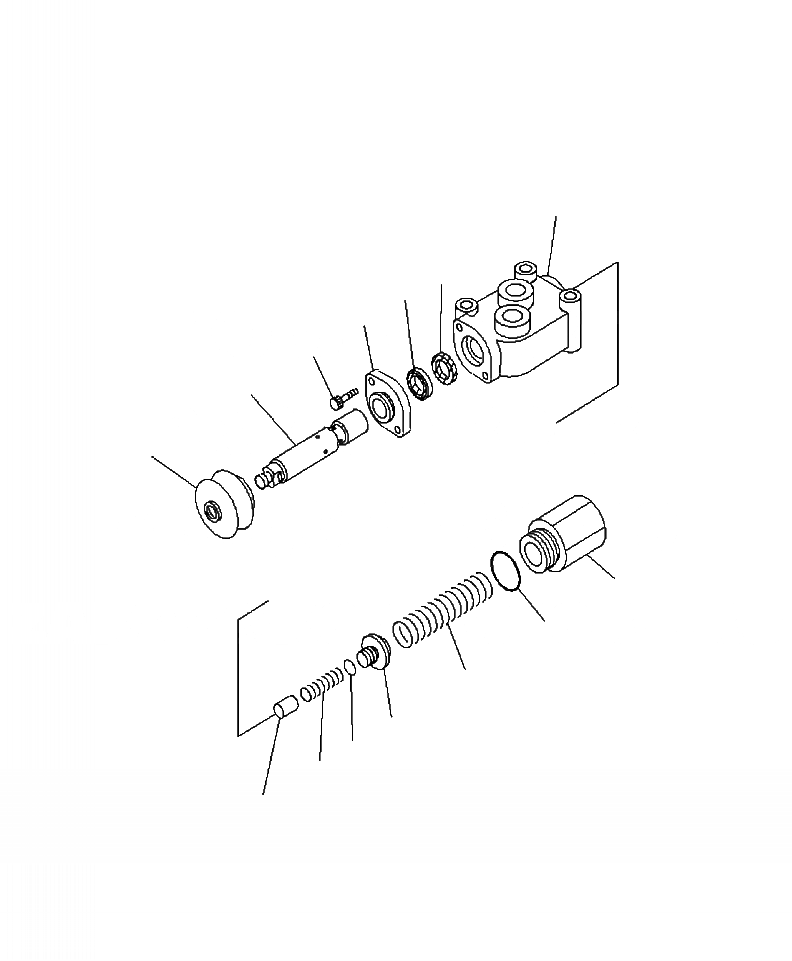 Схема запчастей Komatsu WA470-6 - H-A ГИДРАВЛ ГИДРАВЛИКА РУЛ. УПРАВЛЕНИЯ КЛАПАН ОСТАНОВКИ ГИДРАВЛИКА