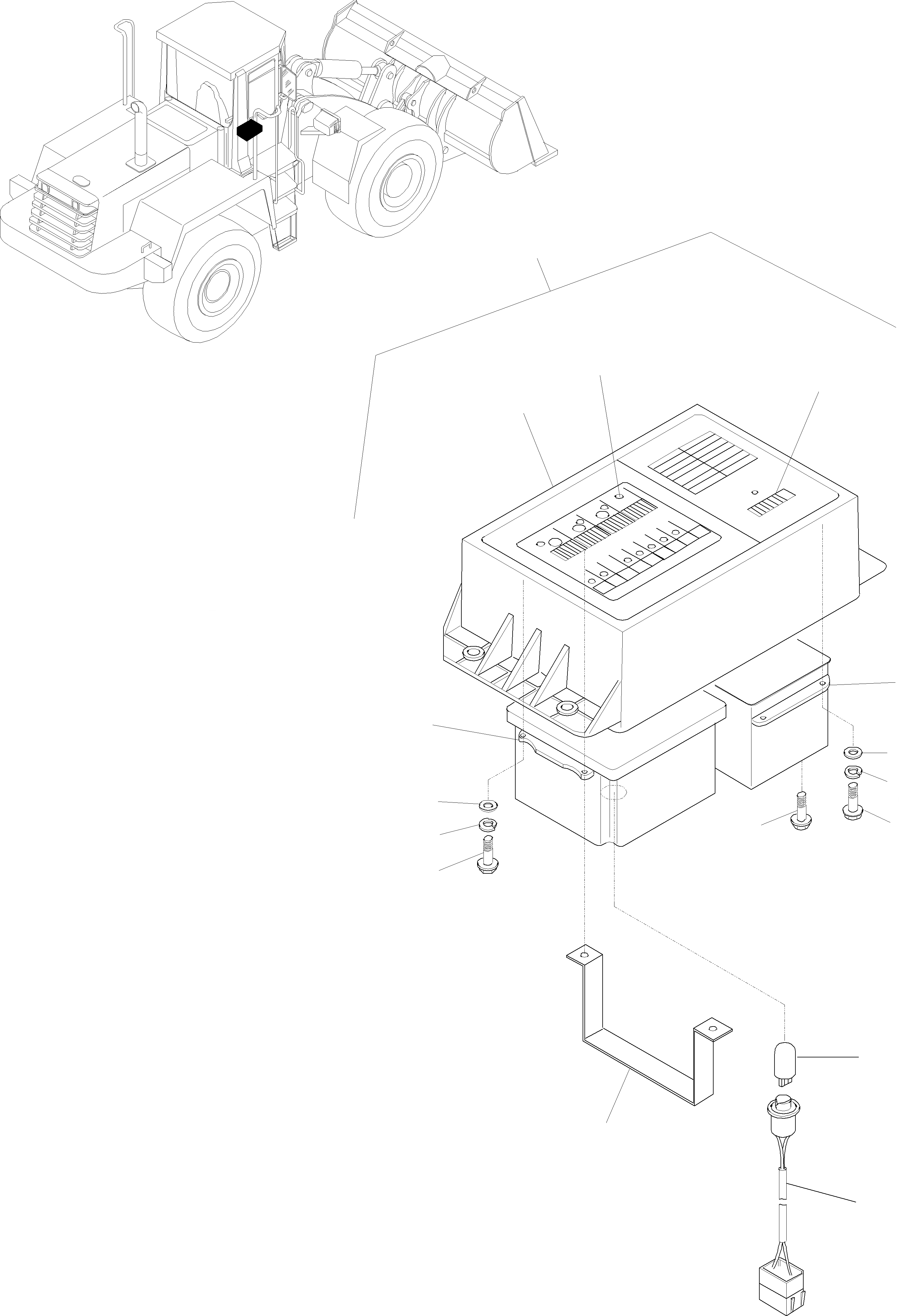 Схема запчастей Komatsu WA470-3 Active - INSTRUMENT КОРПУС И ATTACHING ЧАСТИ ЭЛЕКТРИЧ. СИСТЕМА