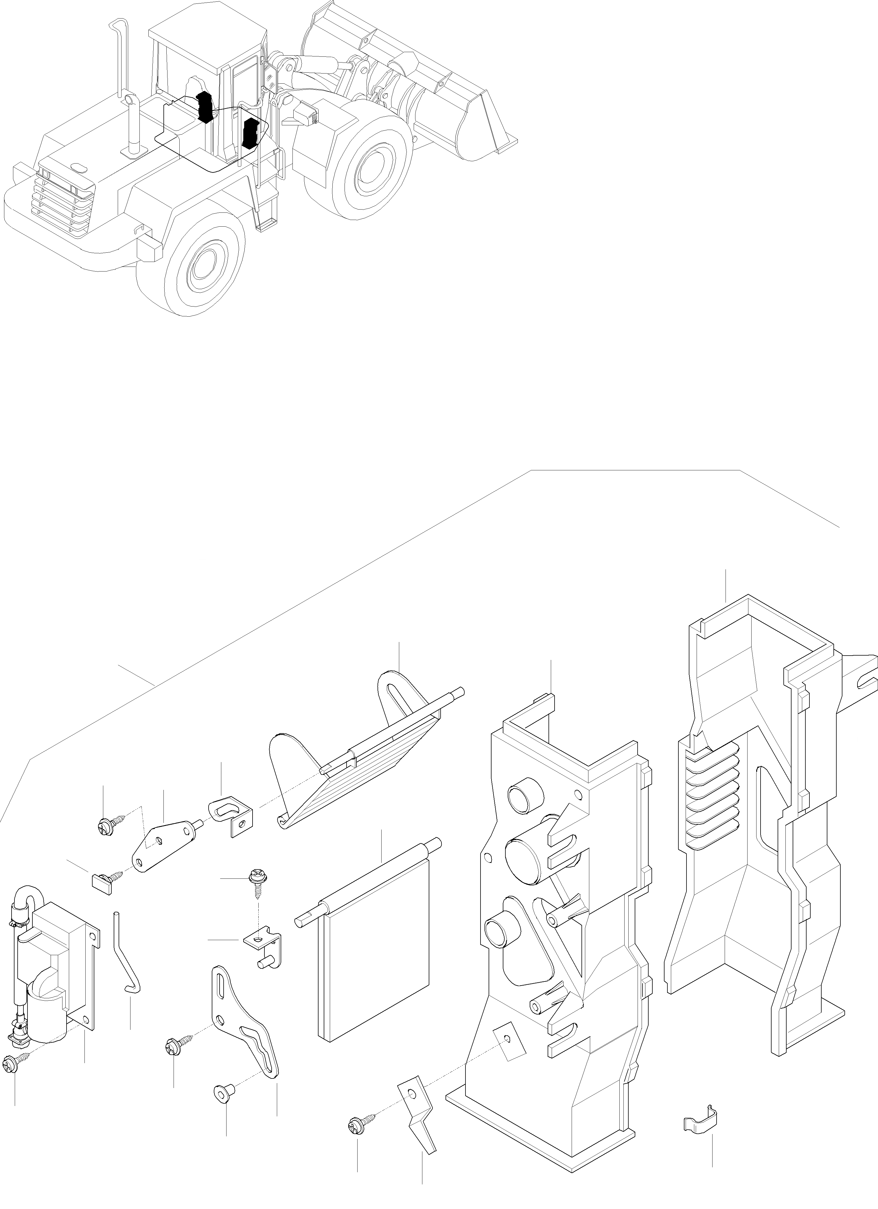 Схема запчастей Komatsu WA470-3 Active - ВЕНТИЛЯТОРILATION ВЕНТИЛЯТОРILATION, ВЕНТИЛЯТОРILATION