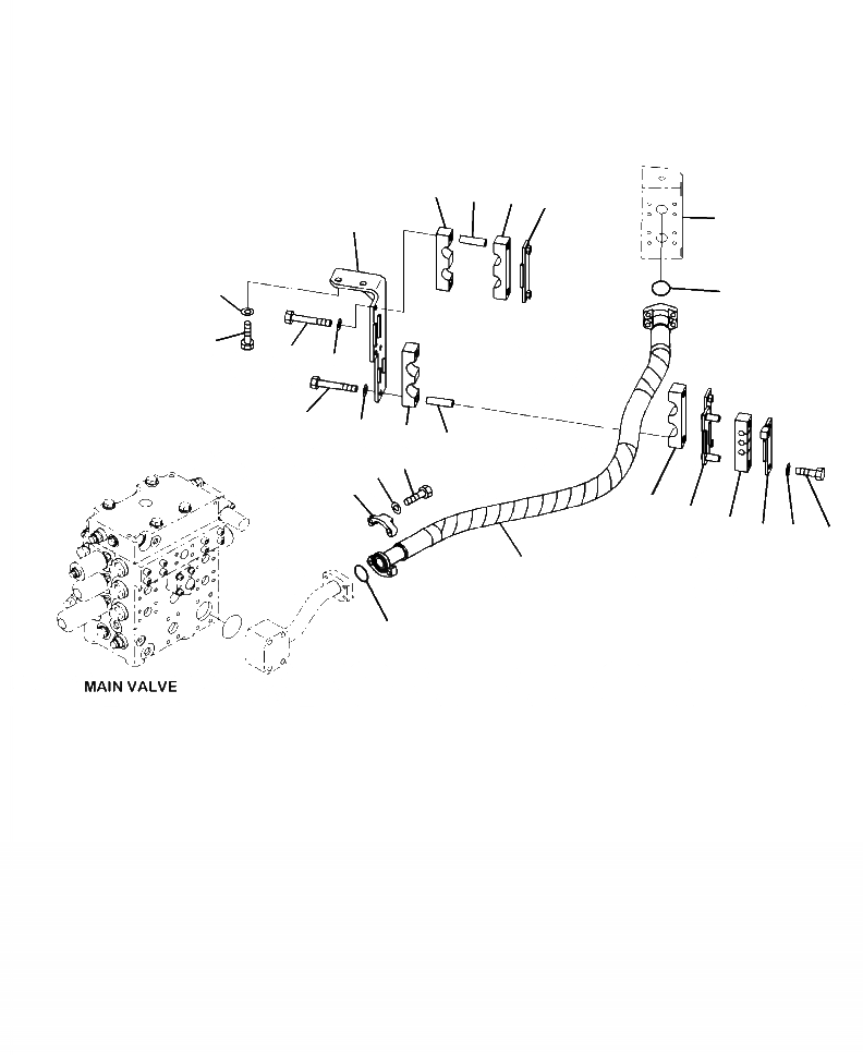 Схема запчастей Komatsu WA480-6 - H-A ГИДРОЛИНИЯ ВОЗВРАТН. ЛИНИЯ И ПЕРЕКЛЮЧАТЕЛЬ НАСОС - CUTOFF КЛАПАН ЛИНИЯ ГИДРАВЛИКА