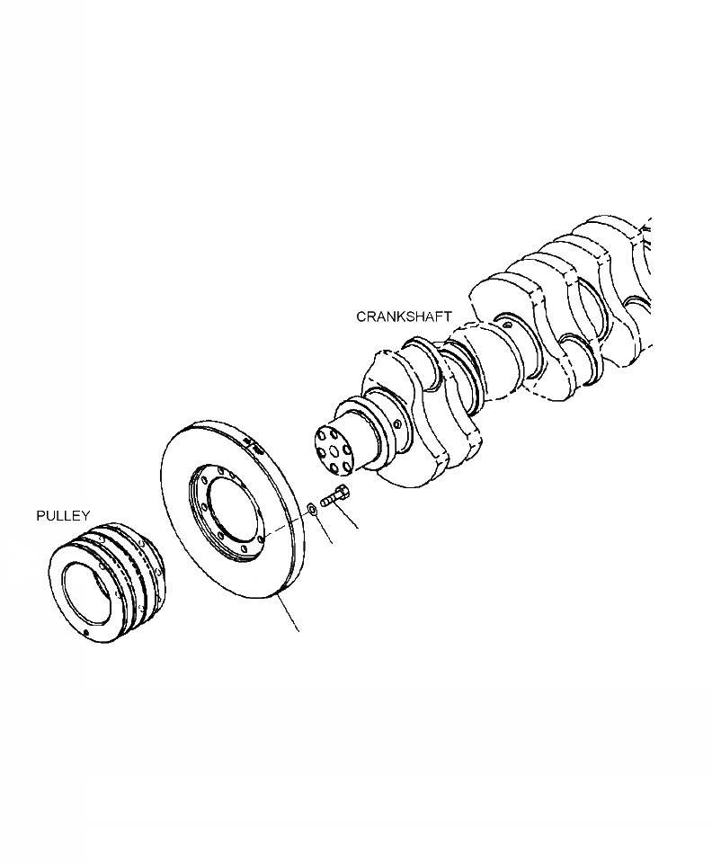 Схема запчастей Komatsu WA480-6 - A-B7A ДЕМПФЕР ДВИГАТЕЛЬ