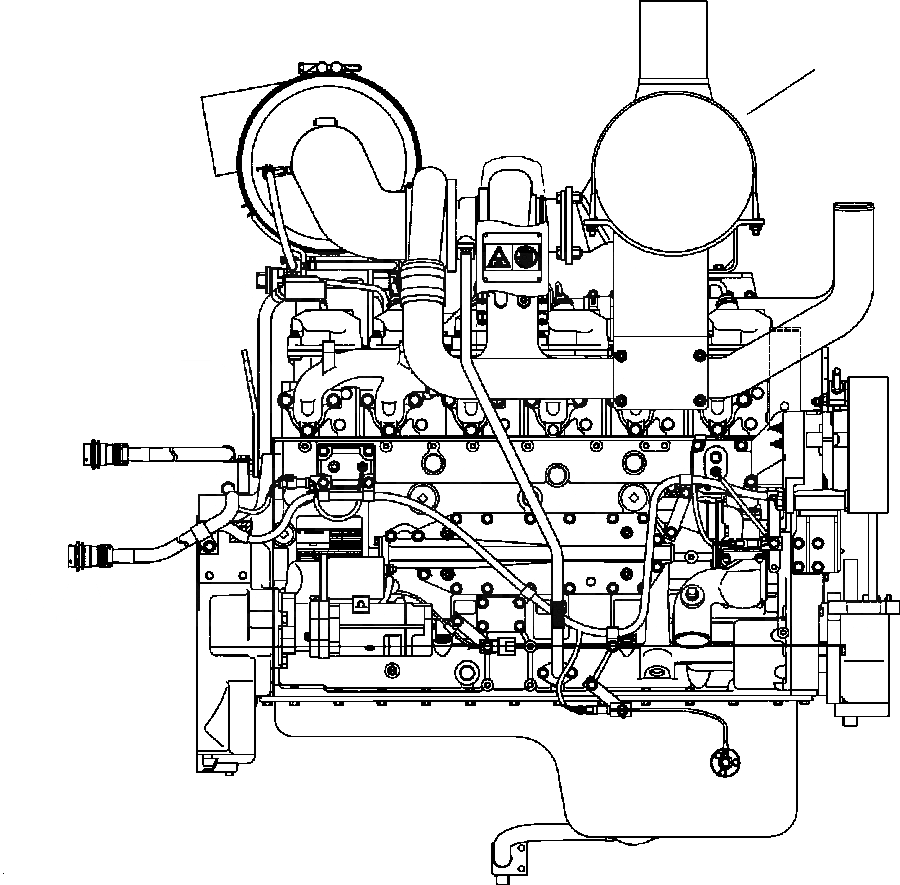 Схема запчастей Komatsu WA480-6 - A9-B7A8 ДВИГАТЕЛЬ ASSEMBLY ДВИГАТЕЛЬ