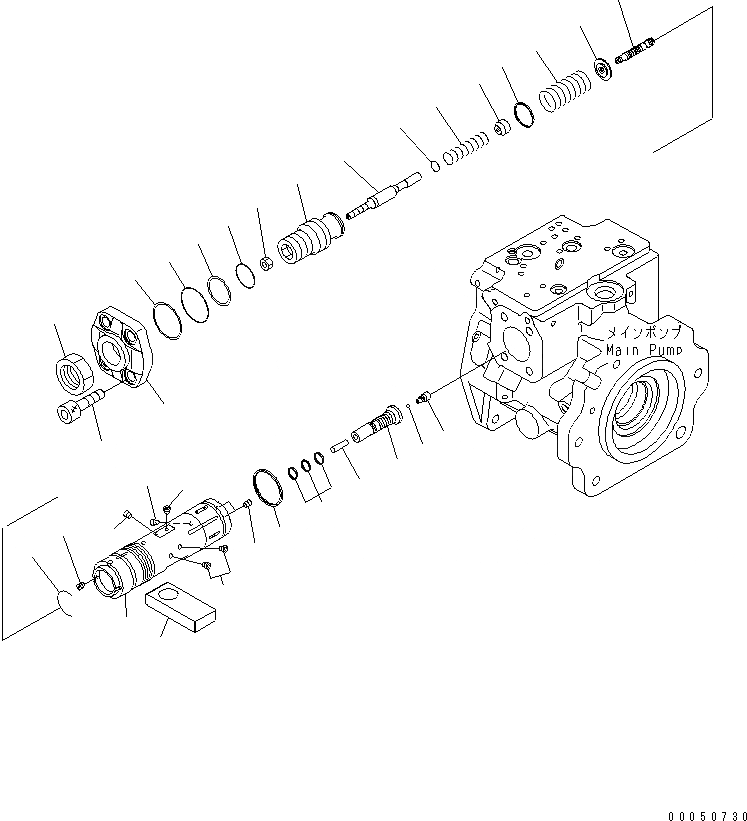 Схема запчастей Komatsu WA480-6 - ГИДР. НАСОС. (ПОГРУЗ.) (/7) ГИДРАВЛИКА