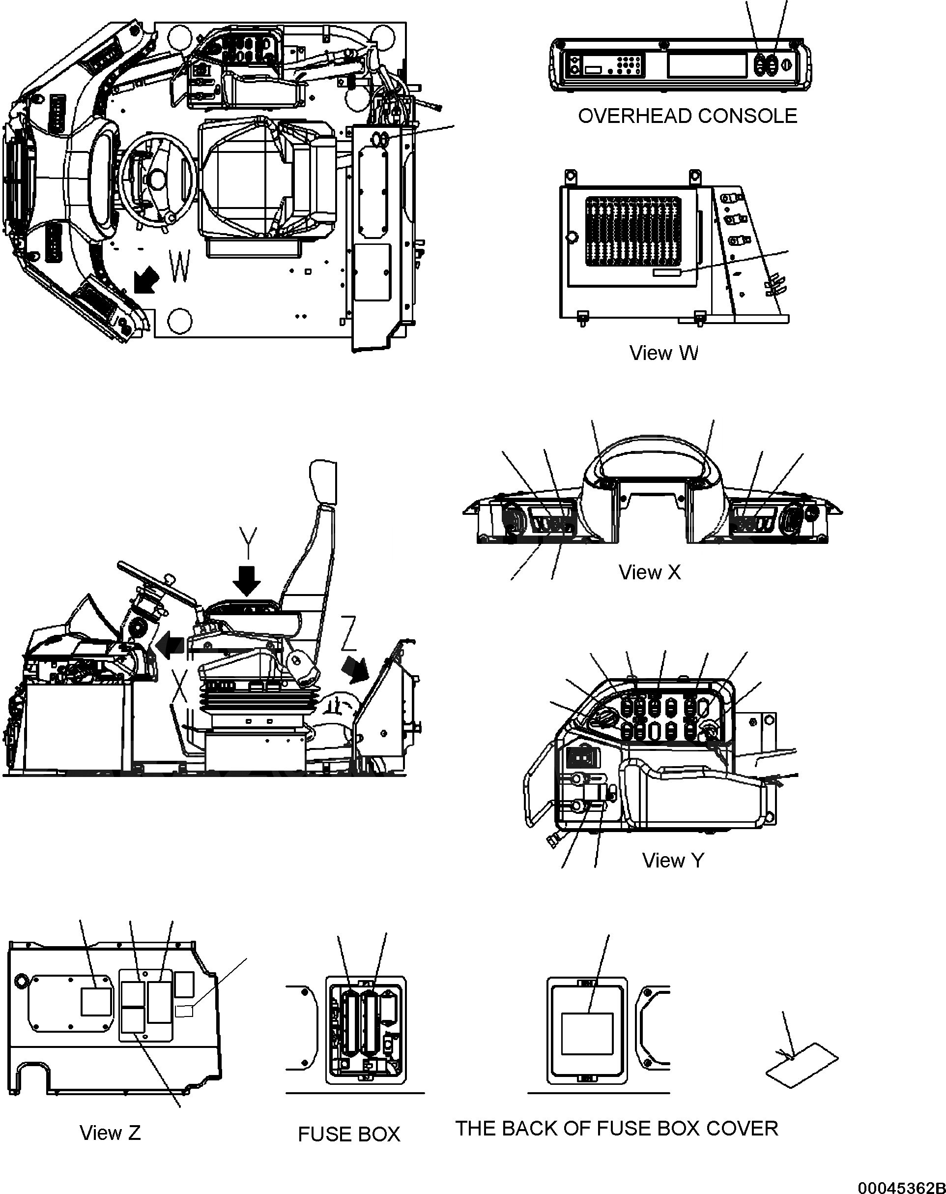 Схема запчастей Komatsu WA480-6 - МАРКИРОВКА (/) МАРКИРОВКА