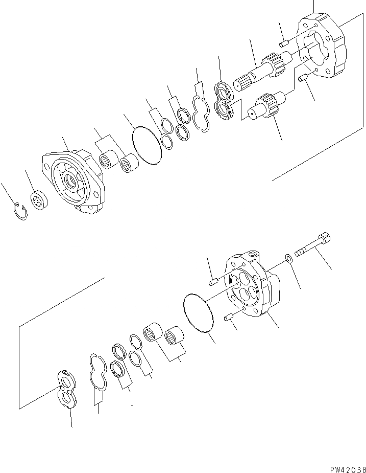 Схема запчастей Komatsu WA500-3LK - ГИДР. НАСОС. (GROUND ПРИВОДN РУЛЕВ. УПРАВЛЕНИЕ) (SAM-) ГИДРАВЛИКА