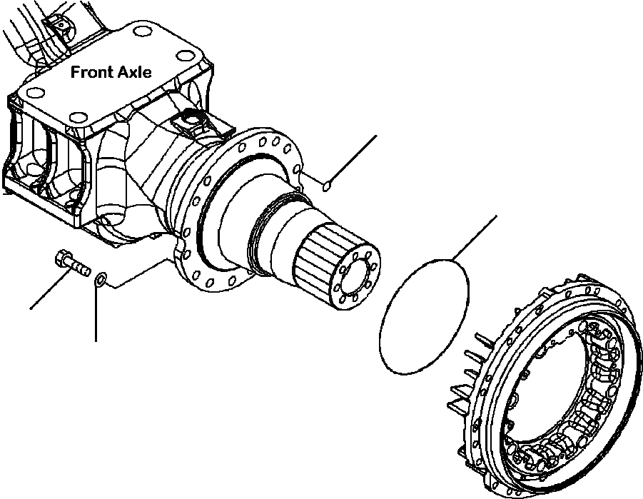 Схема запчастей Komatsu WA500-6 - F-A ПЕРЕДНИЙ МОСТ КОНЕЧНАЯ ПЕРЕДАЧА КРЕПЛЕНИЕ СИЛОВАЯ ПЕРЕДАЧА И КОНЕЧНАЯ ПЕРЕДАЧА