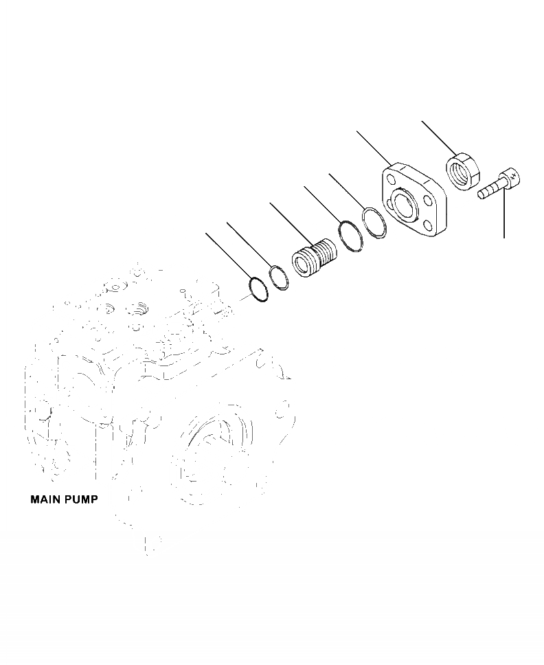 Схема запчастей Komatsu WA500-6 - H-A ГИДР. НАСОС. ПОГРУЗ. НАСОС ASSEMBLY (COVER) (/8) ГИДРАВЛИКА