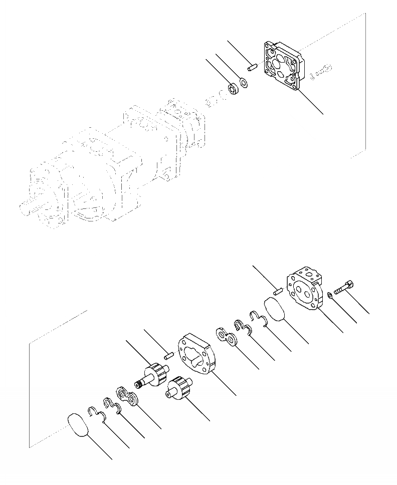 Схема запчастей Komatsu WA500-6 - H-A ГИДР. НАСОС. ГИДРОТРАНСФОРМАТОР И PPC (ДЛЯ ТОРМОЗ. СИСТЕМА ОХЛАЖДЕНИЯ) (/) ГИДРАВЛИКА