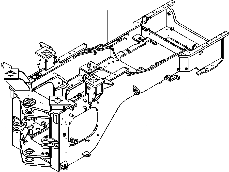 Схема запчастей Komatsu WA500-6 - J-A РАМА ASSEMBLY ЗАДН. ОСНОВНАЯ РАМА И ЕЕ ЧАСТИ