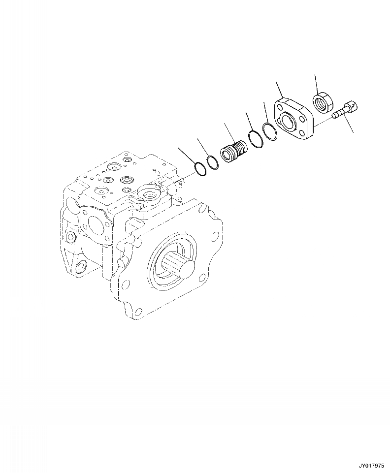 Схема запчастей Komatsu WA500-7 - H-A ГИДР. НАСОС. ПОГРУЗ. НАСОС (COVER) (/8) ГИДРАВЛИКА