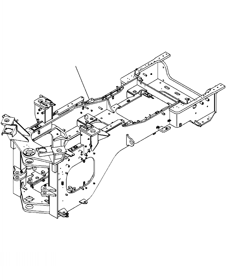 Схема запчастей Komatsu WA500-7 - J-A ЗАДН. РАМА ОСНОВНАЯ РАМА И ЕЕ ЧАСТИ