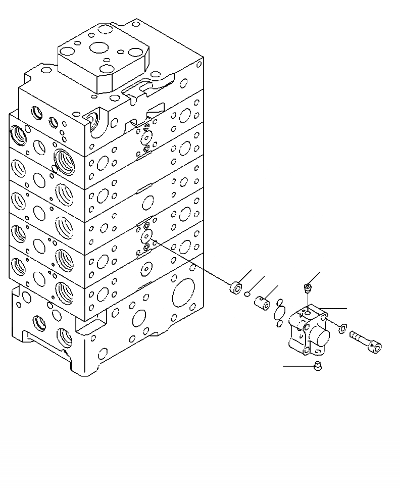 Схема запчастей Komatsu WA500-6 - H-9B ОСНОВН. КЛАПАН 3-Х СЕКЦИОНН. ДЛЯ ECSS (9/) ГИДРАВЛИКА