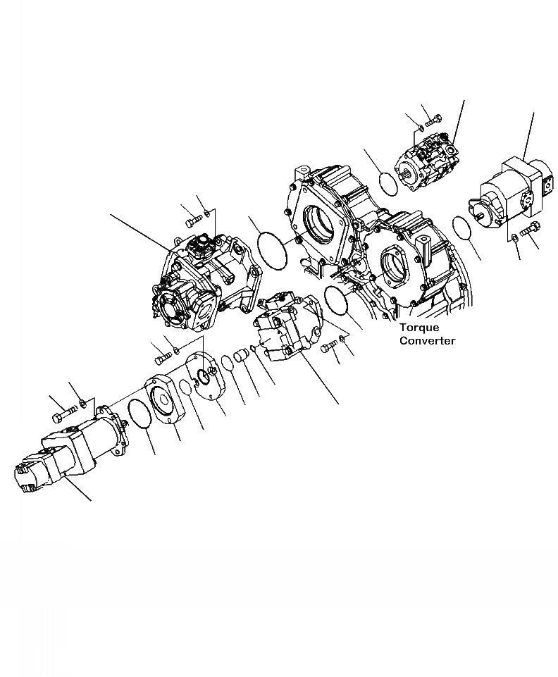 Схема запчастей Komatsu WA500-6 - H-A ГИДР. НАСОС. НАСОСS И КРЕПЛЕНИЕ (ДЛЯ ТОРМОЗ. СИСТЕМА ОХЛАЖДЕНИЯ) ГИДРАВЛИКА