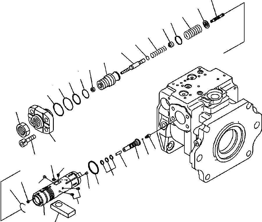 Схема запчастей Komatsu WA500-6 - H-A ГИДР. НАСОС. ПОГРУЗ. (PC КЛАПАН) (/8) ГИДРАВЛИКА