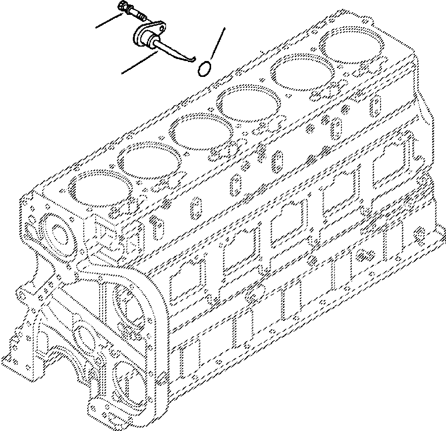 Схема запчастей Komatsu WA500-1LC - FIG. A-A ПОРШЕНЬ ОХЛАЖД-Е ФОРСУНКА ДВИГАТЕЛЬ