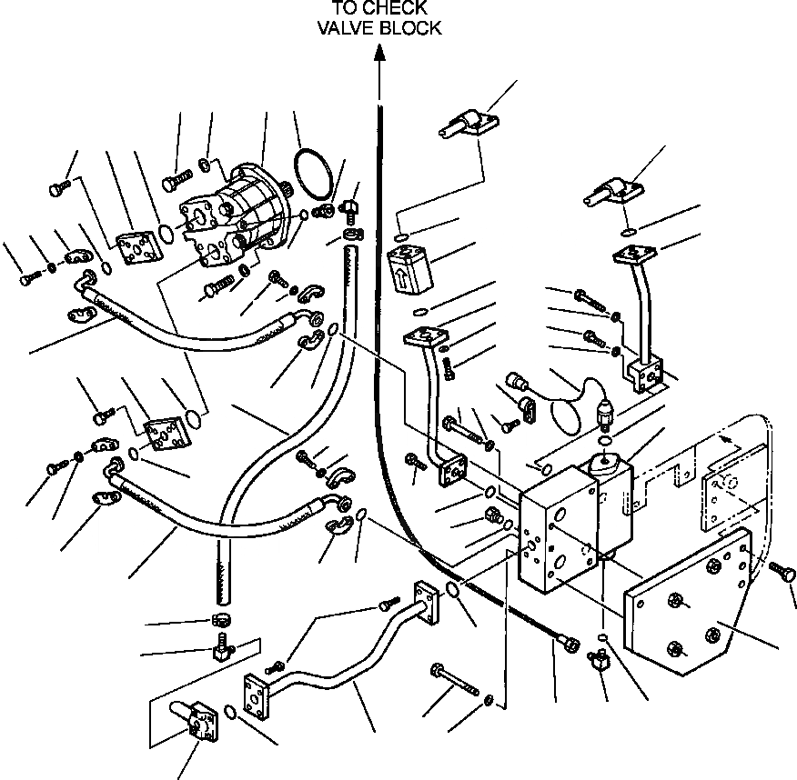 Схема запчастей Komatsu WA500-1LC - FIG. H-A GROUND ПРИВОДN РУЛЕВ. УПРАВЛЕНИЕ - ТРУБЫ - AT НАСОС И DIVIDER КЛАПАН ГИДРАВЛИКА