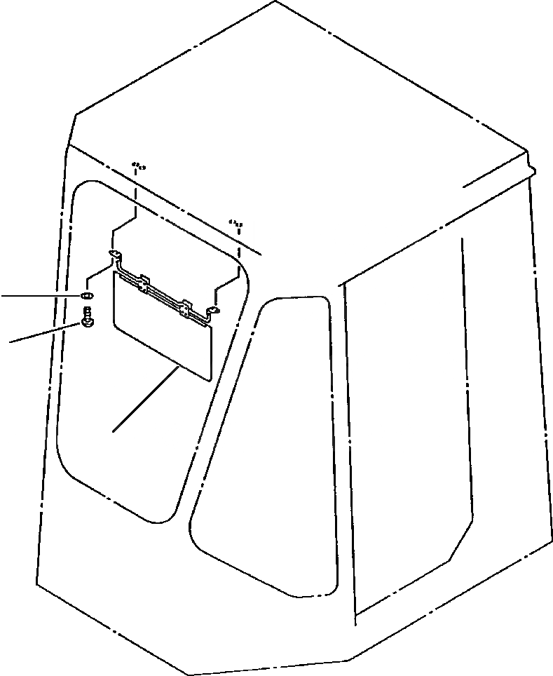 Схема запчастей Komatsu WA500-1LC - FIG. K9-A КАБИНА - КОЗЫРЕК ОТ СОЛНЦА. КАБИНА ОПЕРАТОРА И СИСТЕМА УПРАВЛЕНИЯ