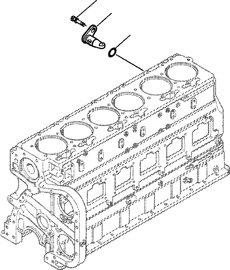 Схема запчастей Komatsu WA500-1LE - ПОРШЕНЬ ОХЛАЖД-Е ФОРСУНКА СИСТЕМА СМАЗКИ МАСЛ. СИСТЕМА