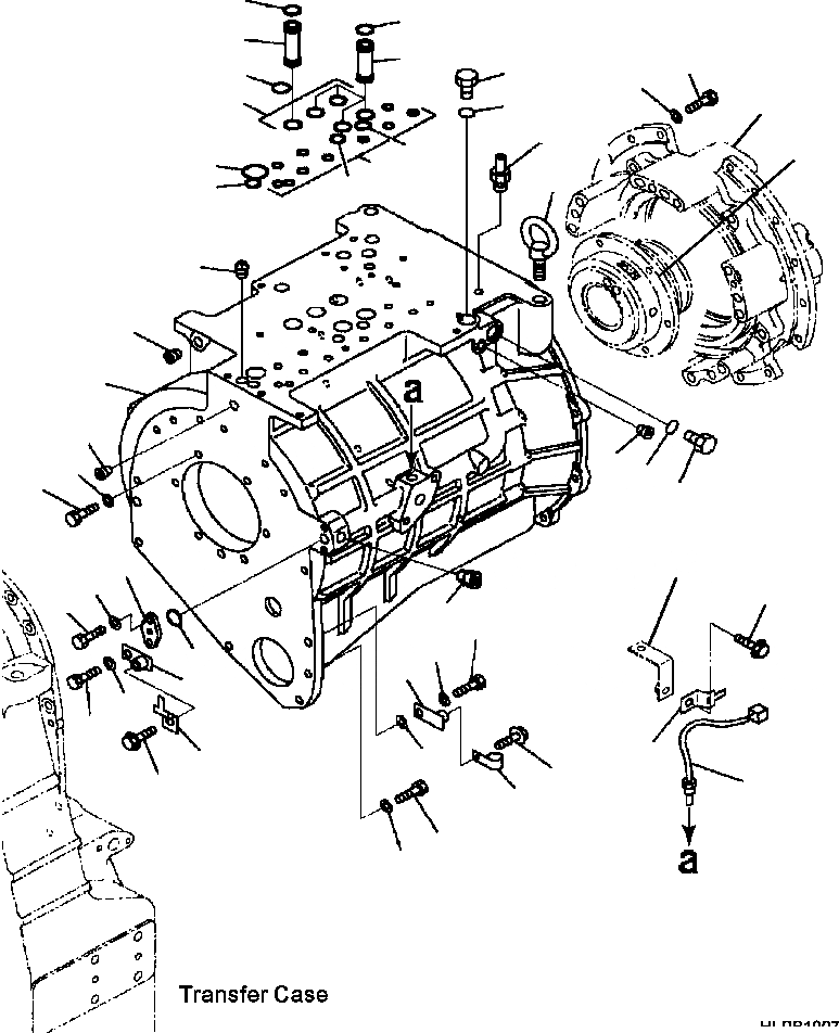 Схема запчастей Komatsu WA500-3L - F-9A ТРАНСМИССИЯ ASSEMBLY КОРПУС ТРАНСМИССИИ СИЛОВАЯ ПЕРЕДАЧА И КОНЕЧНАЯ ПЕРЕДАЧА