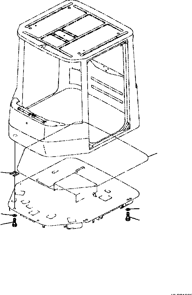 Схема запчастей Komatsu WA500-3L - K-9A OPERATORS КРЕПЛЕНИЕ КАБИНЫ КОМПОНЕНТЫ OPERATORS ОБСТАНОВКА И СИСТЕМА УПРАВЛЕНИЯ