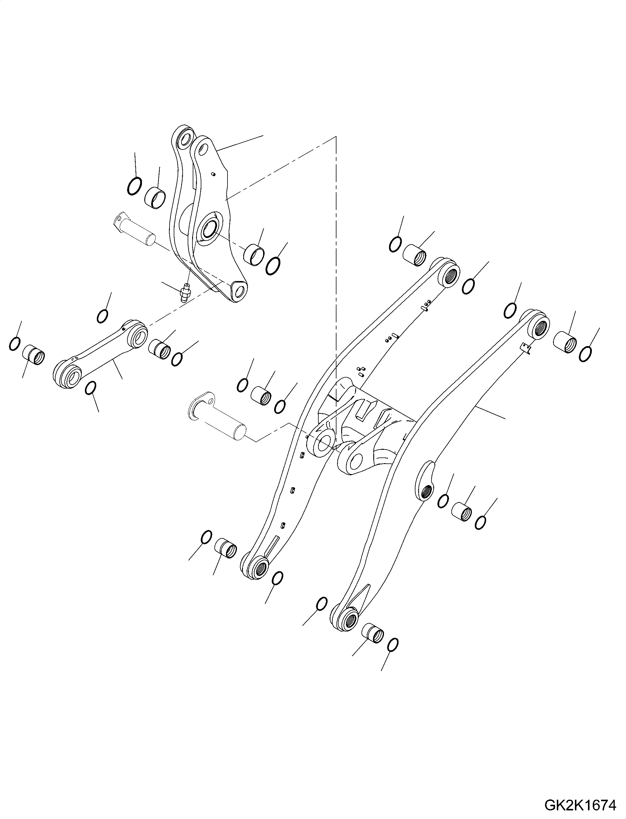 Схема запчастей Komatsu WA500-7 - СТРЕЛА И BELL CRANK, ДЛЯ ВЫСОК. ПОДЪЕМА РУКОЯТЬ, СТРЕЛА, BELL CRANK И СОЕДИНИТЕЛЬН. ЗВЕНО СТРЕЛА И BELL CRANK, ДЛЯ ВЫСОК. ПОДЪЕМА РУКОЯТЬ