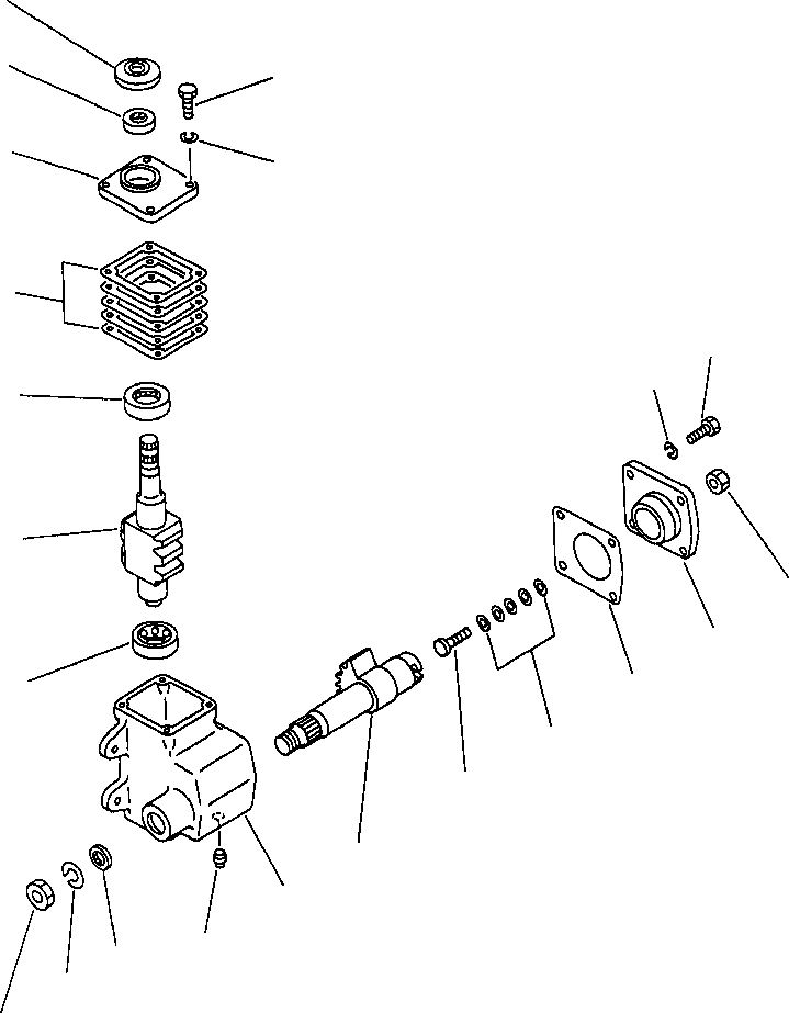 Схема запчастей Komatsu WA600-1LE - РУЛЕВ. УПРАВЛЕНИЕ ПРИВОД РУЛЕВ. УПРАВЛЕНИЕ СИСТЕМА УПРАВЛЕНИЯ
