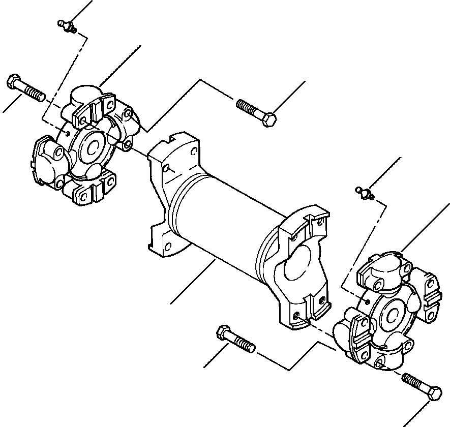 Схема запчастей Komatsu WA600-1L SUPPLEMENT - КРЕСТОВИНА (ON MACHINES - заводской номер A8 И DOWN) ГИДРОТРАНСФОРМАТОР И ТРАНСМИССИЯ