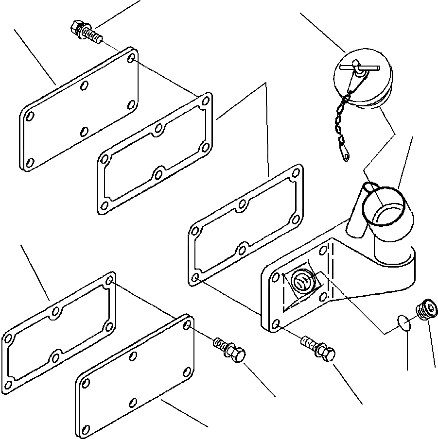 Схема запчастей Komatsu WA600-3 - A9-AA МАСЛ. FILL LOCATION ДВИГАТЕЛЬ