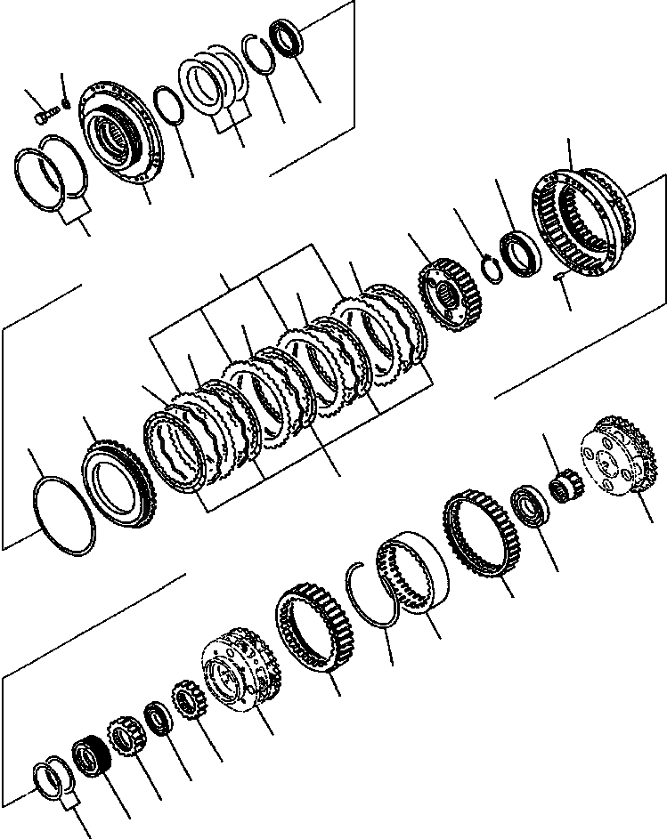 Схема запчастей Komatsu WA600-3 - F-A ТРАНСМИССИЯ ТРАНСМИССИЯ ПРИВОД СИЛОВАЯ ПЕРЕДАЧА И КОНЕЧНАЯ ПЕРЕДАЧА