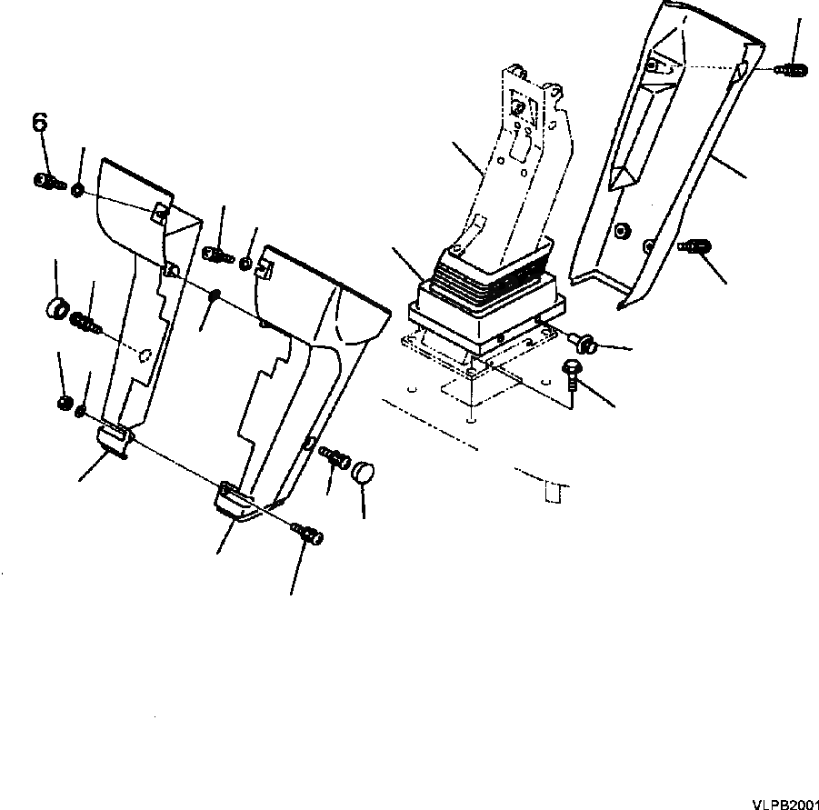 Схема запчастей Komatsu WA600-3 - K-A РУЛЕВОЕ КОЛЕСО, КОЛОНКА И КЛАПАН КОЛОНКА COVER OPERATORXD S ОБСТАНОВКА И СИСТЕМА УПРАВЛЕНИЯ