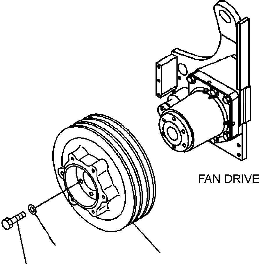 Схема запчастей Komatsu WA600-3LK - FIG. A-AA ШКИВ ВЕНТИЛЯТОРА ДВИГАТЕЛЬ
