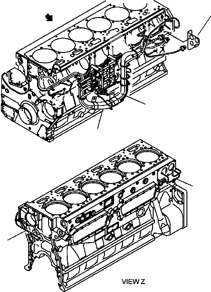 Схема запчастей Komatsu WA600-3LK - FIG. A8-AB ЭЛЕКТРОПРОВОДКА ДВИГАТЕЛЬ