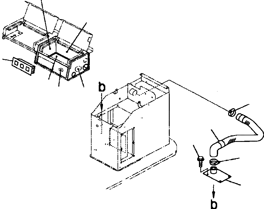 Схема запчастей Komatsu WA600-3LK - FIG. K7-A ОХЛАЖД. И ОБОГРЕВАТЕЛЬ. КОРПУС КАБИНА ОПЕРАТОРА И СИСТЕМА УПРАВЛЕНИЯ