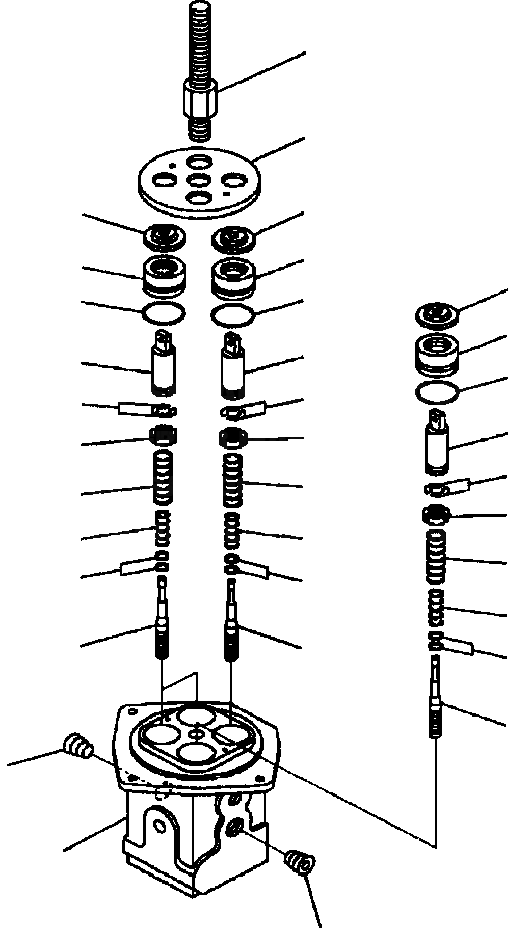 Схема запчастей Komatsu WA600-3LK - FIG. K-A P.P.C. КЛАПАН КАБИНА ОПЕРАТОРА И СИСТЕМА УПРАВЛЕНИЯ